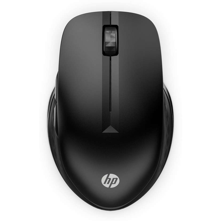 HP 430 Multi-Device (3B4Q2AA) Mouse Wireless Programmabile Bluetooth e RF 2.4 GHz Nero