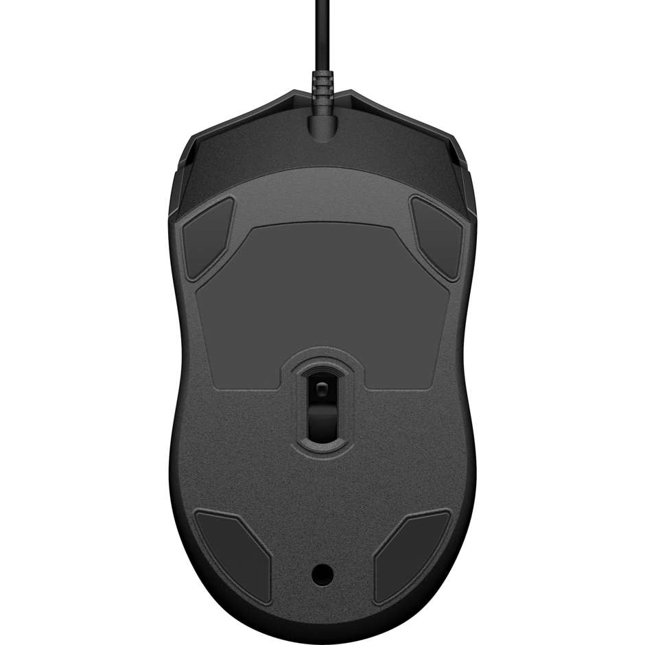 HP 6VY96AA Mouse Cablato USB colore nero