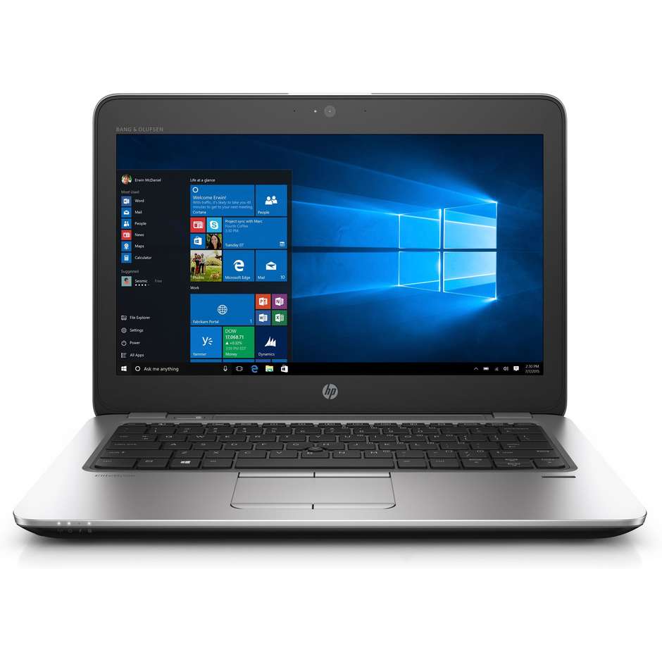 HP 725 G4 Notebook 12,5" AMD A10-8730B Ram 8 GB SSD 256 GB Windows 10 Pro colore Grigio