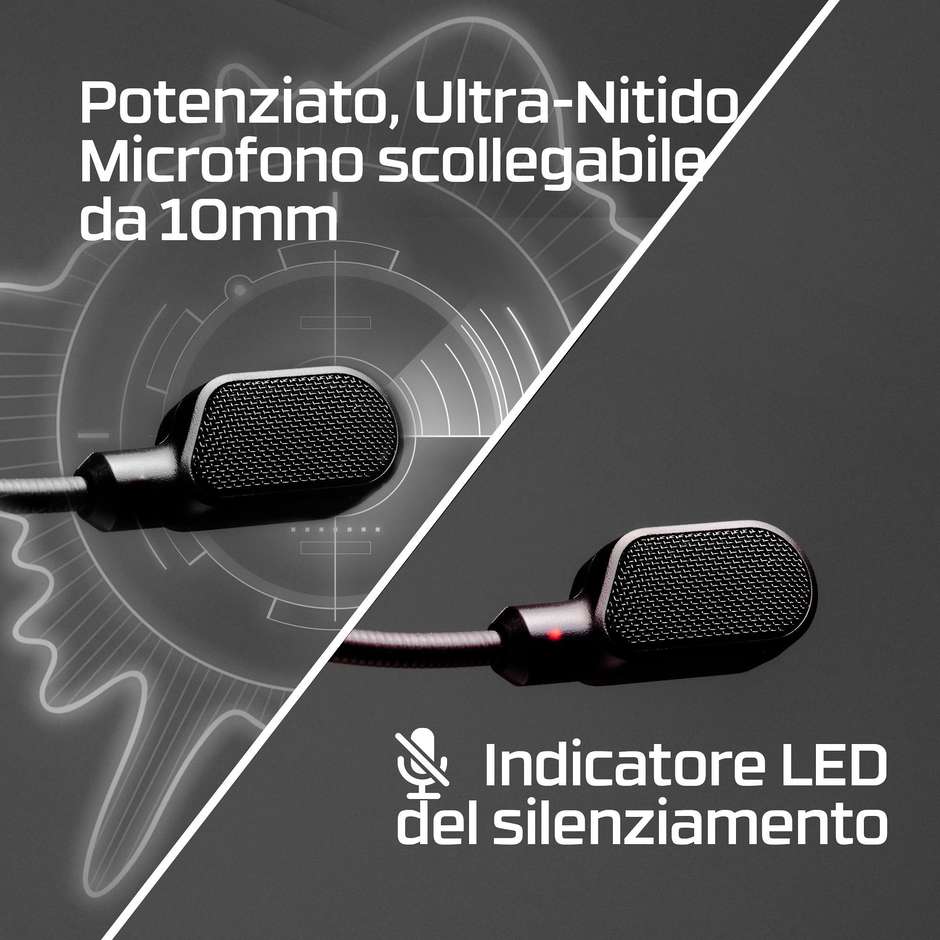 HP 727A9AA Cuffie con Microfono PC USB / Jack 3.5 mm Colore Black,Red