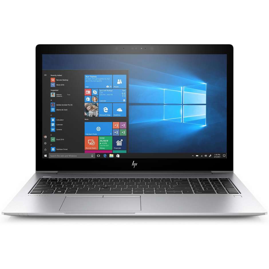 HP 755 G5 Notebook 15,6" Ryzen 5 2500U Ram 8 GB SSD 256 GB Windows 10 Pro colore Argento