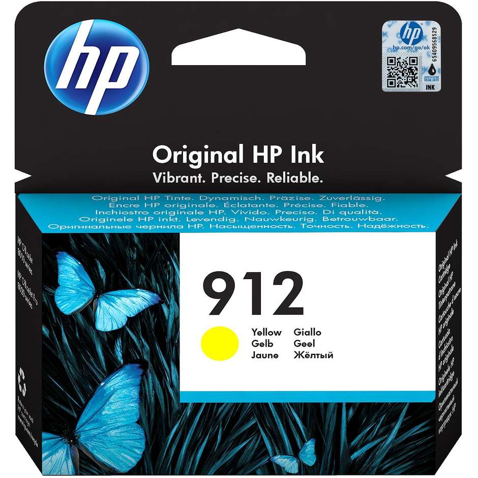 HP 912 Cartuccia Ink-Jet colore giallo