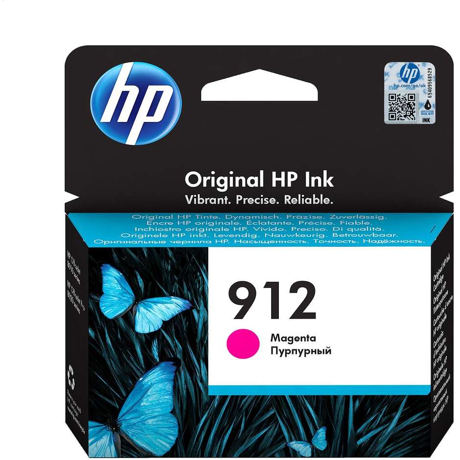 HP 912 Cartuccia Ink-Jet colore magenta