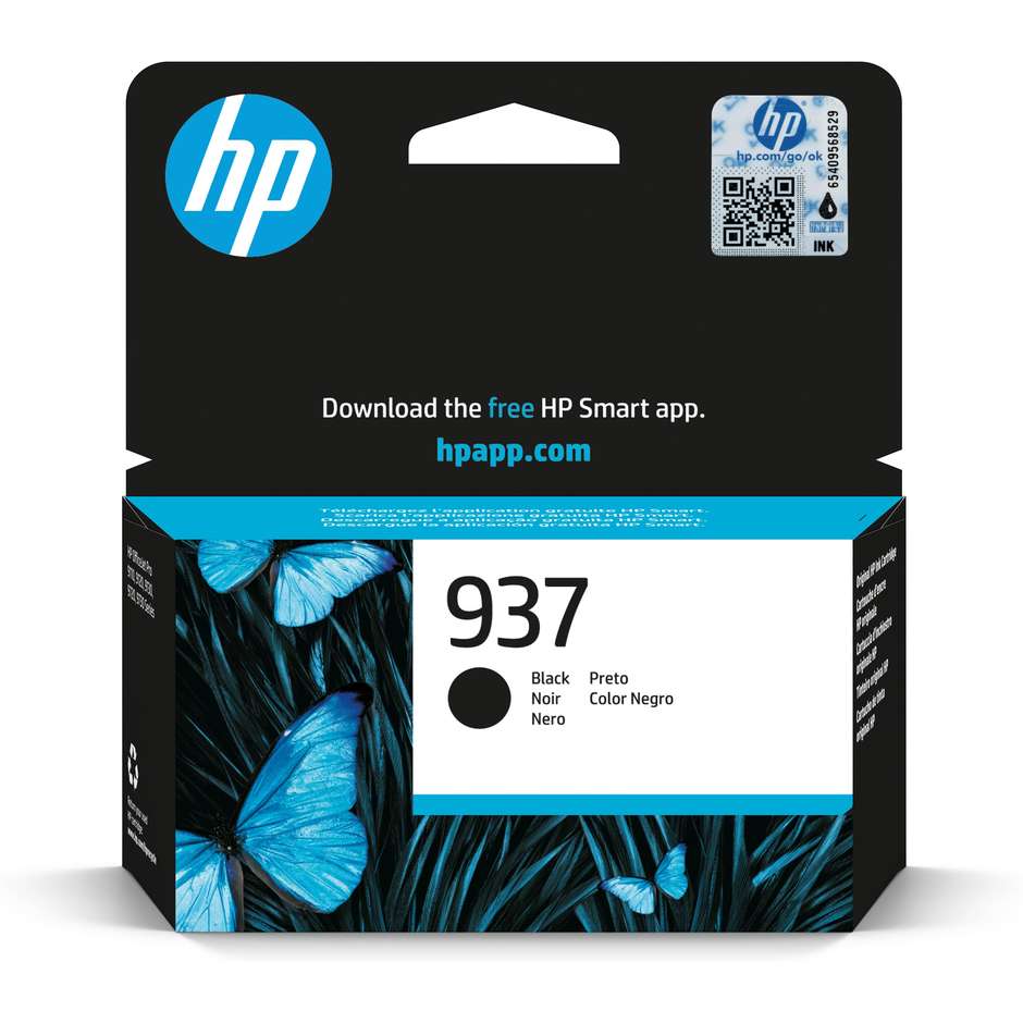 hp 937 nero cartuccia originale