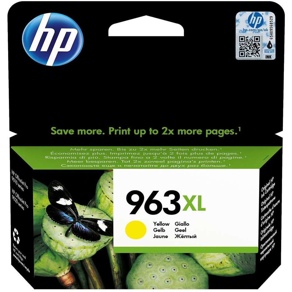 HP 963XL cartuccia gialla originale da 22,92 ml ad alta capacità