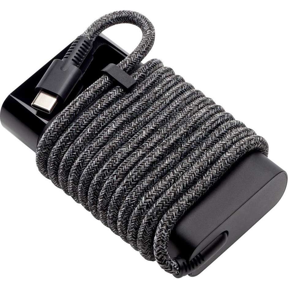 HP Caricabatterie per Laptop USB-C 65W (671R2AA) Alimentatore da Rete con Power Delivery Nero