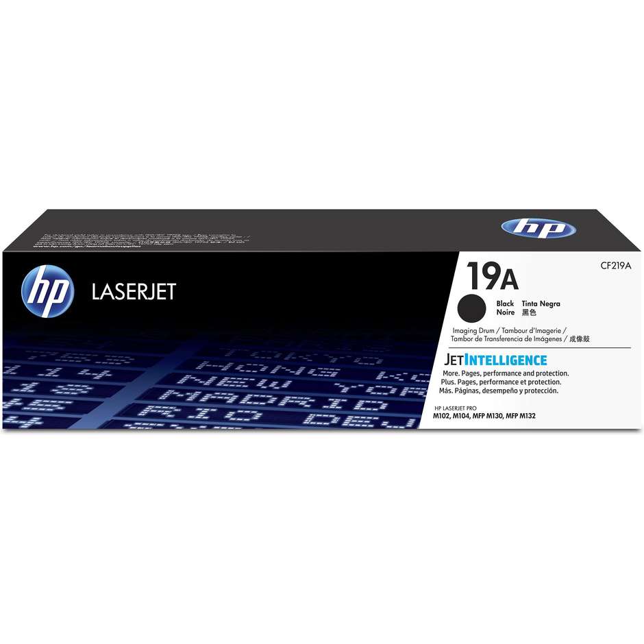 HP CF219A Toner laser colore Nero per stampante Hp LaserJet 19A