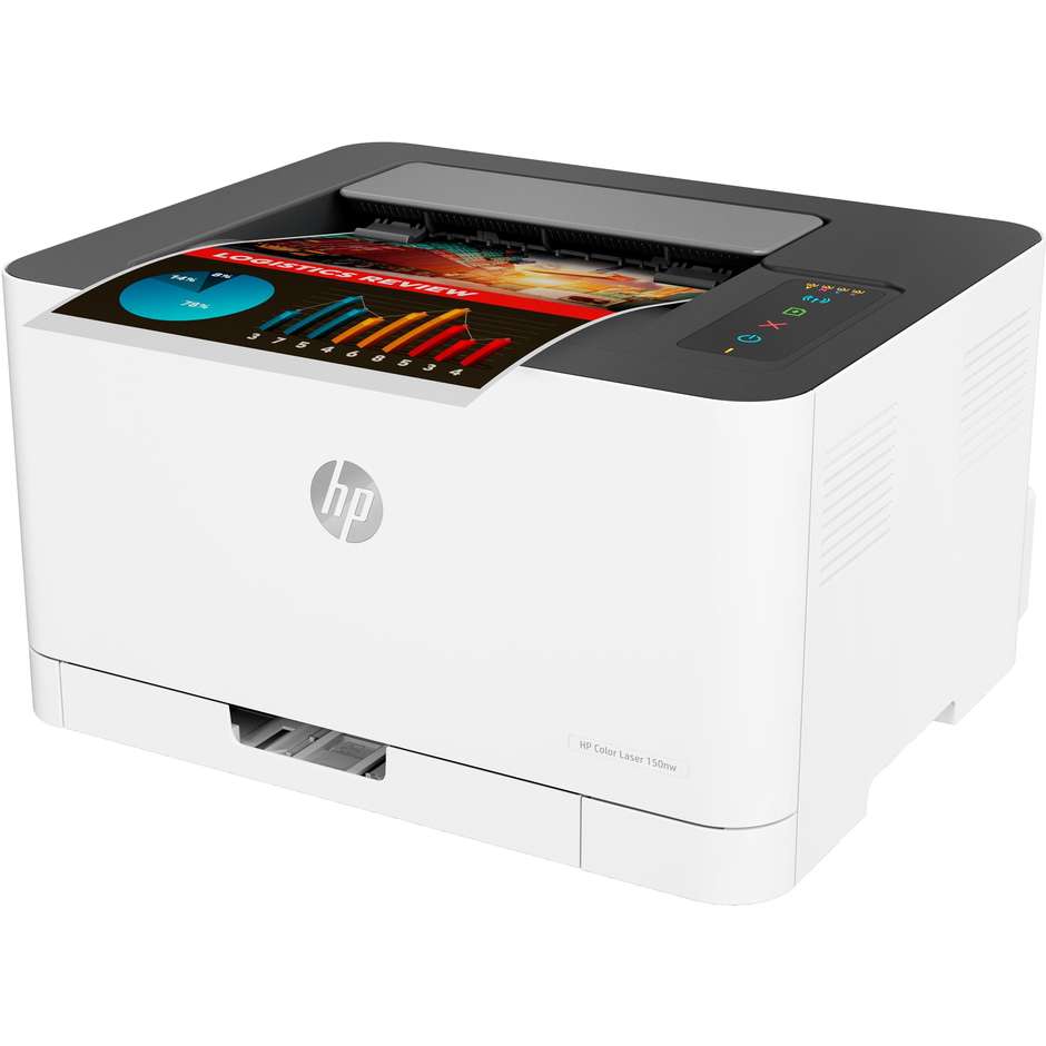 HP Color Laser 150nw stampante laser a colori Wifi colore bianco