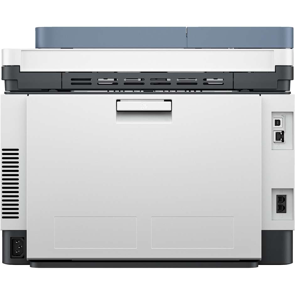 HP Color LaserJet Pro 3302fdw (499Q8F) Stampante Multifunzione Laser a Colori 4-in-1 A4 25 ppm Touchscreen 10.9cm ADF 50 Fogli Fronte/Retro Automatico Wi-Fi Dual Band Ethernet Fax Bianco/Blu