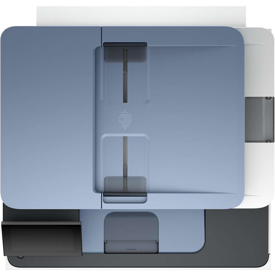 HP Color LaserJet Pro 3302fdw (499Q8F) Stampante Multifunzione Laser a Colori 4-in-1 A4 25 ppm Touchscreen 10.9cm ADF 50 Fogli Fronte/Retro Automatico Wi-Fi Dual Band Ethernet Fax Bianco/Blu