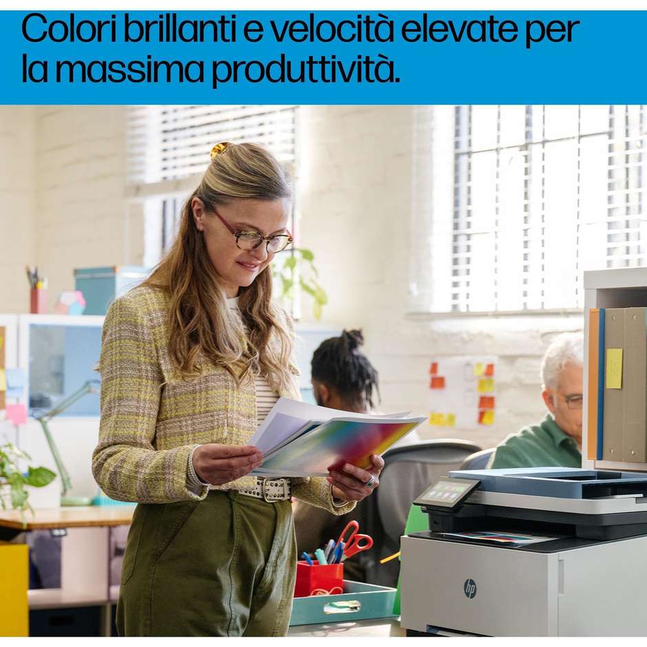 HP Color LaserJet Pro MFP 3302fdw Multifunzione 4-in-1 Laser a Colori ADF Fronte/Retro Wi-Fi Touchscreen