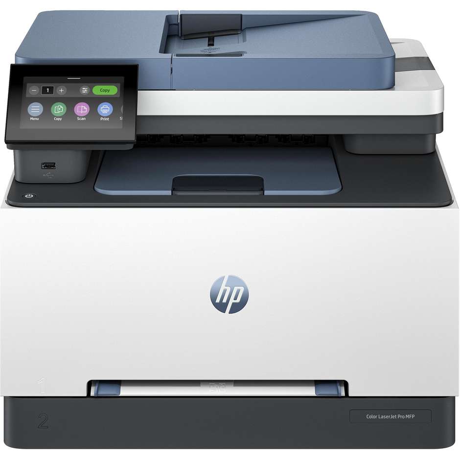 HP Color LaserJet Pro Stampante Multifunzione 4in1 A4 Wi-Fi Colore Bianco, Nero, Blu