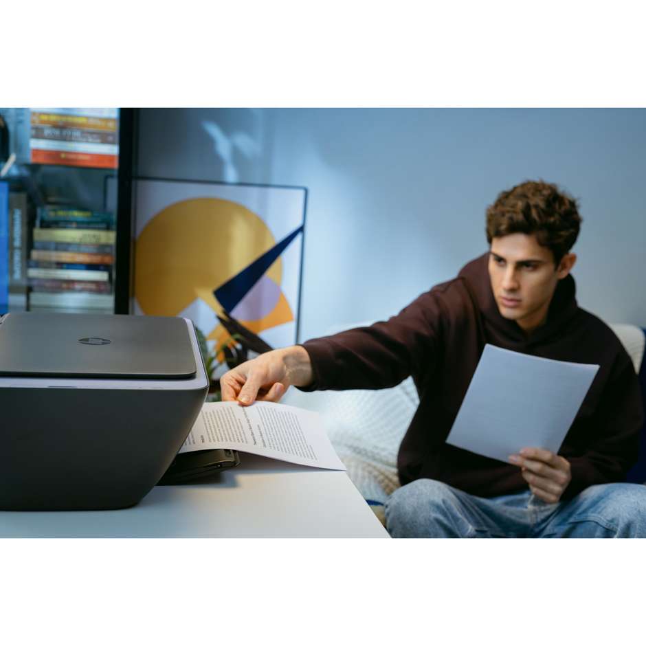 HP DeskJet 2921 Stampante Multifunzione 3-in-1 a Colori Wireless A4 Nero