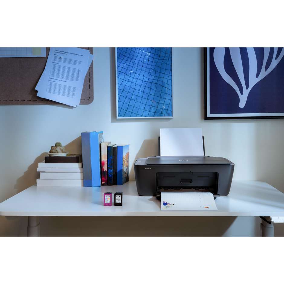 HP DeskJet 2921 Stampante Multifunzione 3-in-1 a Colori Wireless A4 Nero
