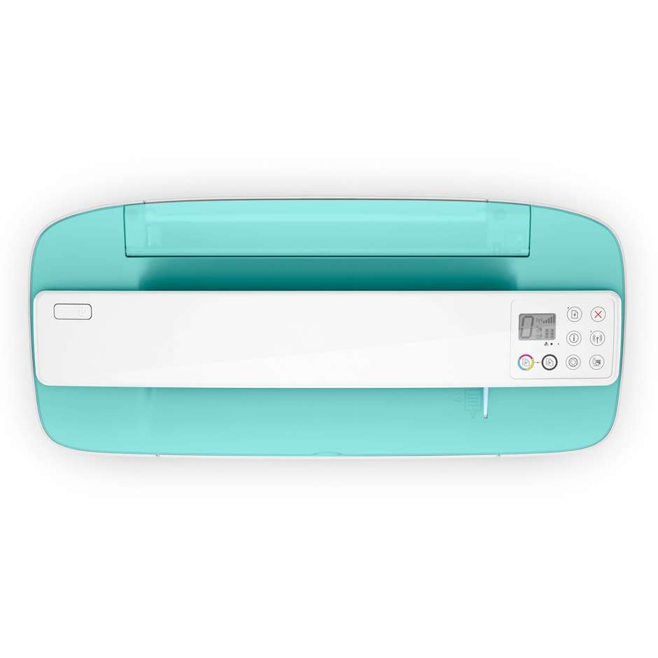 HP Deskjet 3730 Stampante All-in-One Risoluzione 4800 x 1200 Dpi Formato A4 Connettività WiFi USB 2.0 Colore Bianco/ Verde Acqua