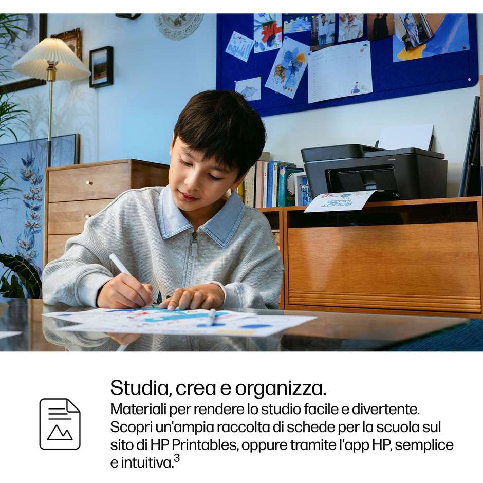 HP DeskJet 4330 Stampante Multifunzione Wireless ADF a Colori A4 Grigio