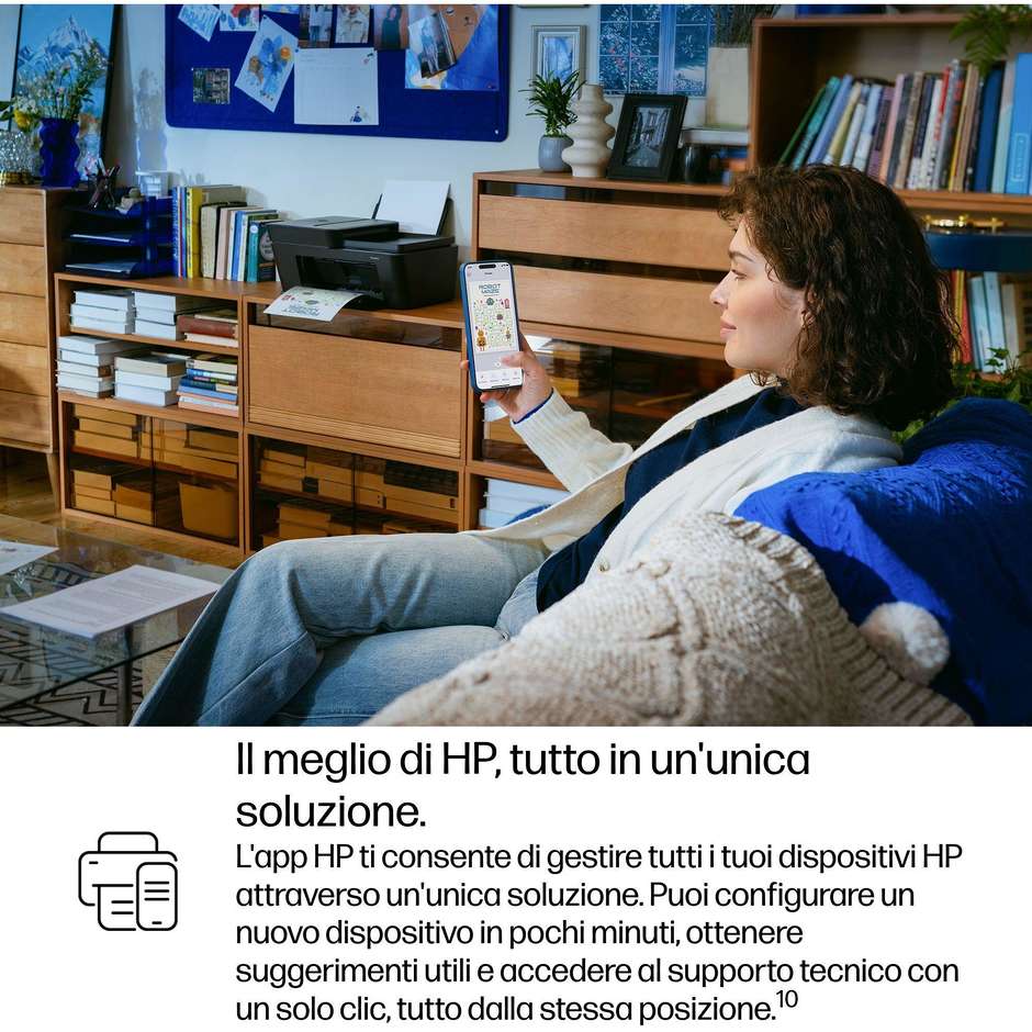 HP DeskJet 4330 Stampante Multifunzione Wireless ADF a Colori A4 Grigio
