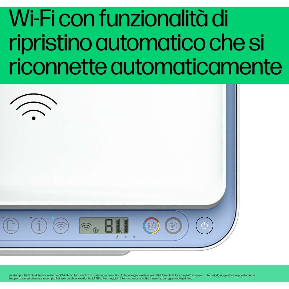 HP DeskJet DJ4222E 60K29B A4 Wi-Fi Colore Bianco