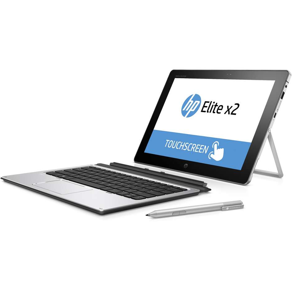 HP Elite X2 1012 G1 Tablet con Tastiera Processore Intel Core M5-6Y54 Hard Disk SSD 256 GB Ram 8GB Windows 10 Pro Colore Grigio