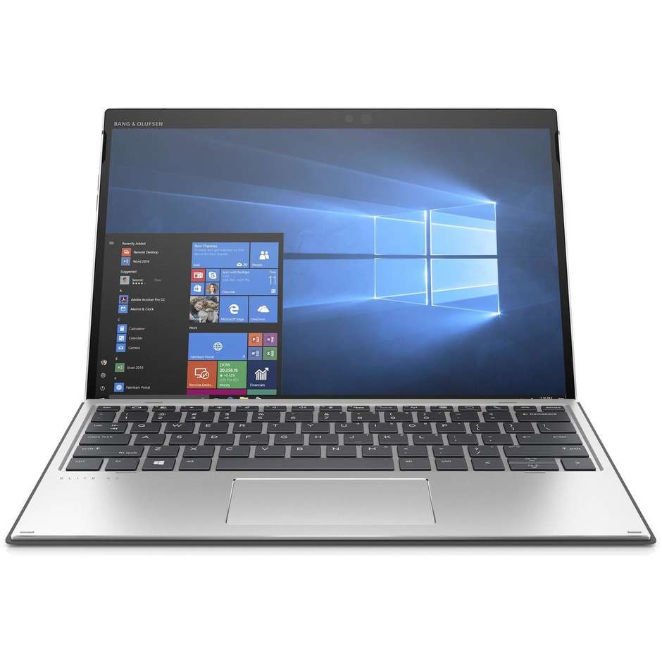 HP Elite X2 G4 Notebook 2-in-1 13,3'' Core i7-10 Ram 16 Gb SSD 512 Gb Windows 10 Pro colore silver
