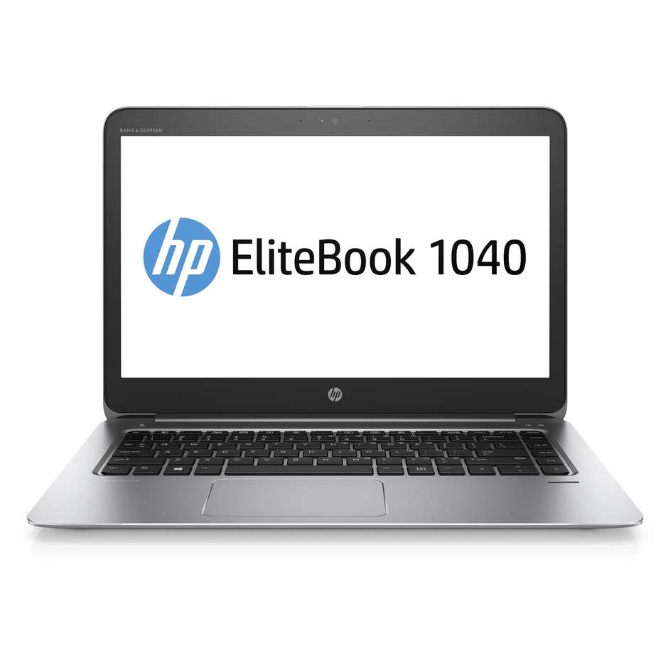 HP EliteBook 1040 G3 Notebook Windows 10 Pro Ram 8GB DDR4 Processore Intel Core i5-6200U Hard Disk SSD 256 GB Display LED 14" Colore Grigio