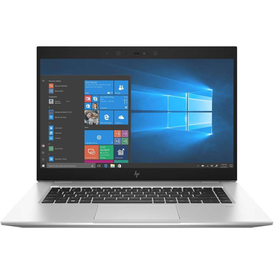 HP EliteBook 1050 G1 Notebook 15.6" Intel Core i5-8300H Ram 16 GB SSD 256 GB Windows 10 Pro