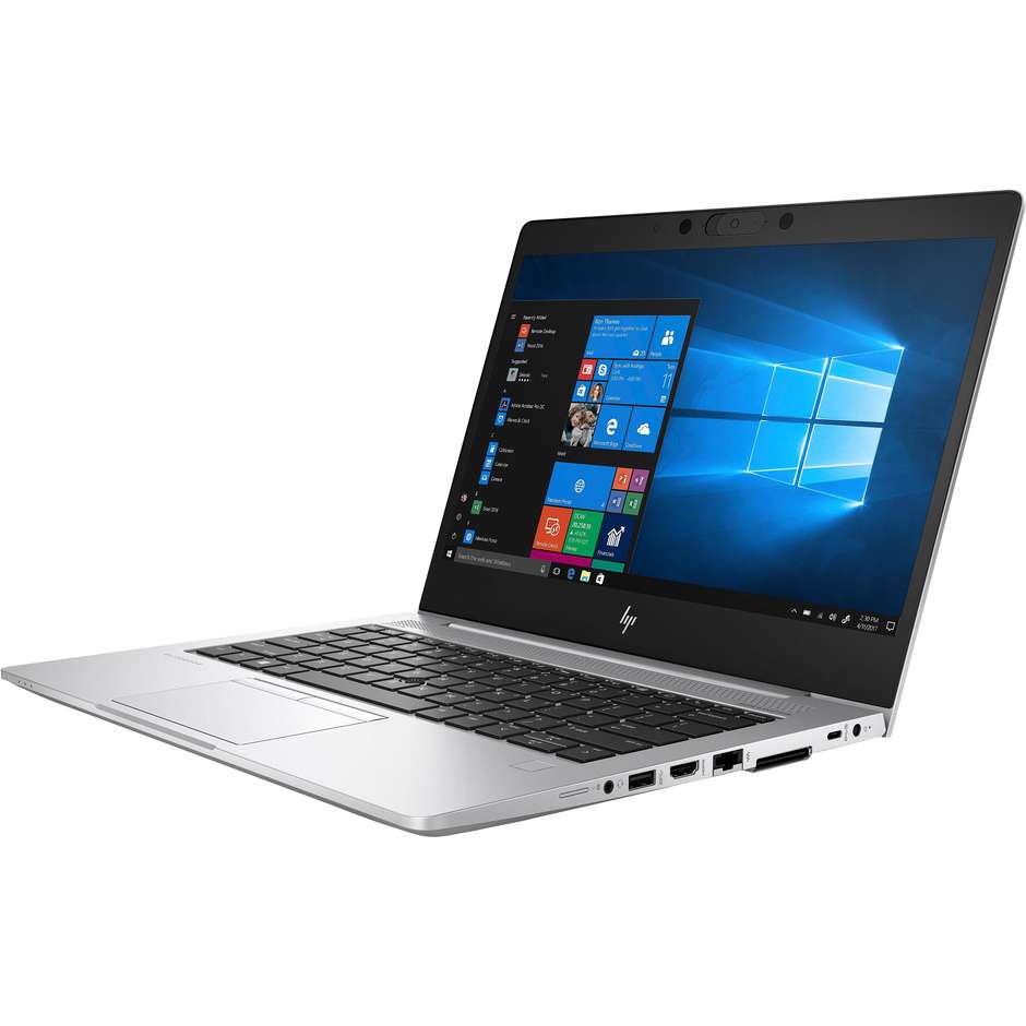 HP Elitebook 735 G6 Notebook 13,3'' FHD AMD Rayzen 5 Ram 8 Gb SSD 256 Gb Windows 10 Pro colore silver