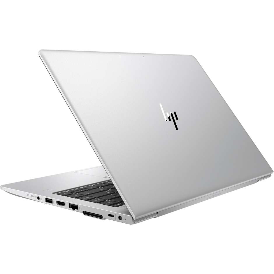 Hp EliteBook 745 G5 Notebook 14" AMD Ryzen 3 PRO 2300U Ram 8 GB SSD 256 GB colore Argento
