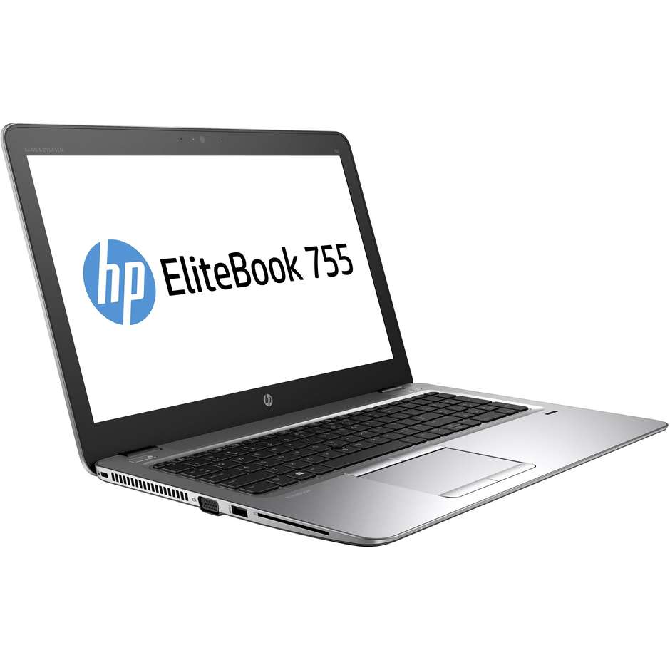 HP EliteBook 755 G4 Notebook Windows 10 Pro SSD 512 GB Ram 16 GB Colore Grigio