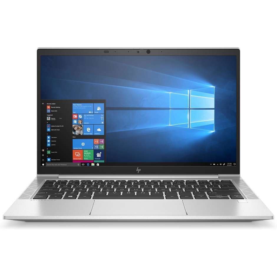 HP Elitebook 830 G7 Notebook 13,3'' FHD Core i5-10 Ram 16 Gb SSD 256 Gb Windows 10 Pro colore silver