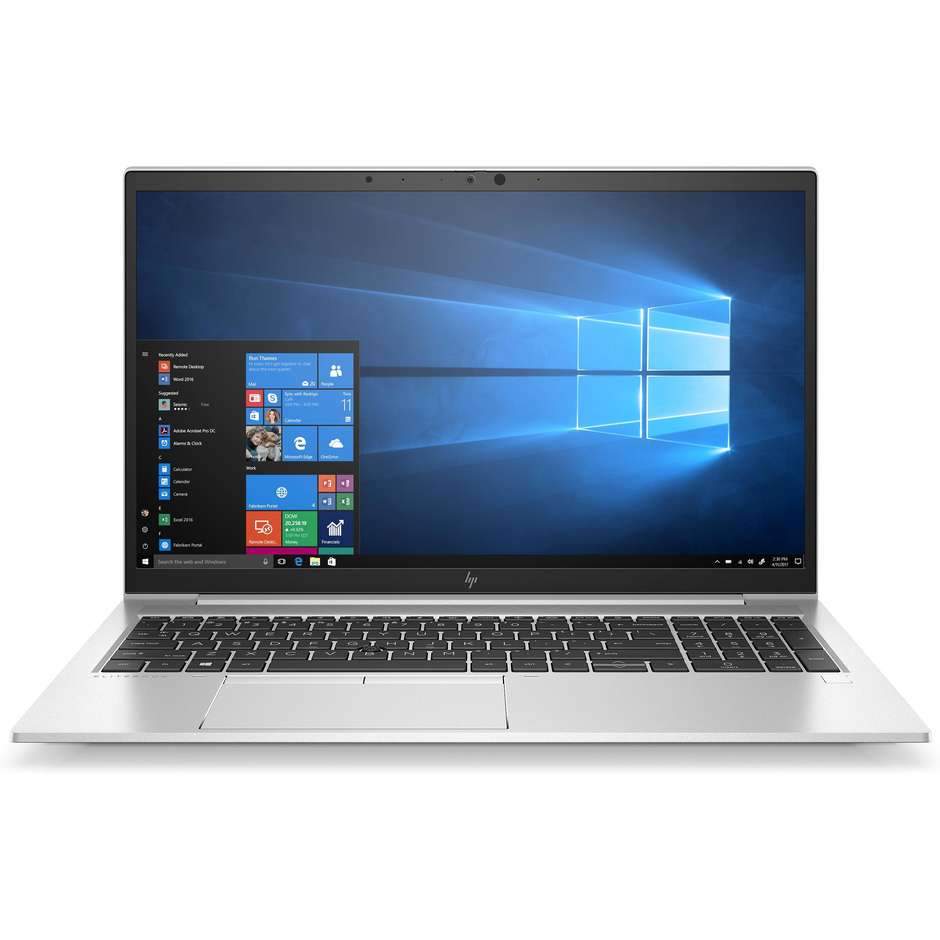 HP EliteBook 855 G7 Notebook 15,6'' Full HD AMD Ryzen 5 Ram 8 Gb SSD 256 Gb Windows 10 Pro colore grigio