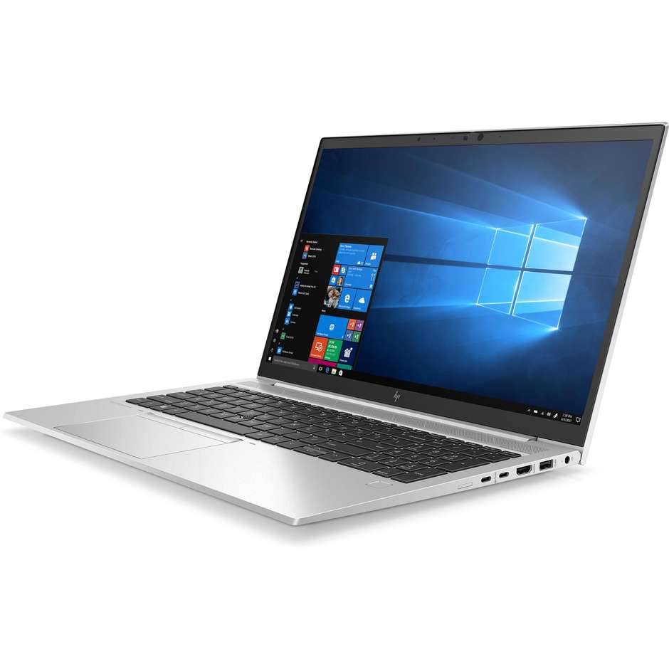 HP EliteBook 855 G7 Notebook 15,6'' Full HD AMD Ryzen 5 Ram 8 Gb SSD 256 Gb Windows 10 Pro colore grigio