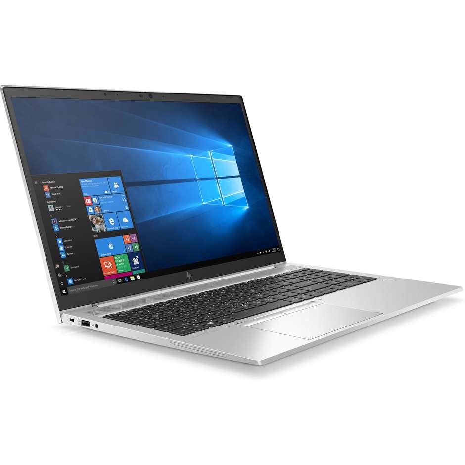 HP EliteBook 855 G7 Notebook 15,6'' Full HD AMD Ryzen 5 Ram 8 Gb SSD 256 Gb Windows 10 Pro colore grigio