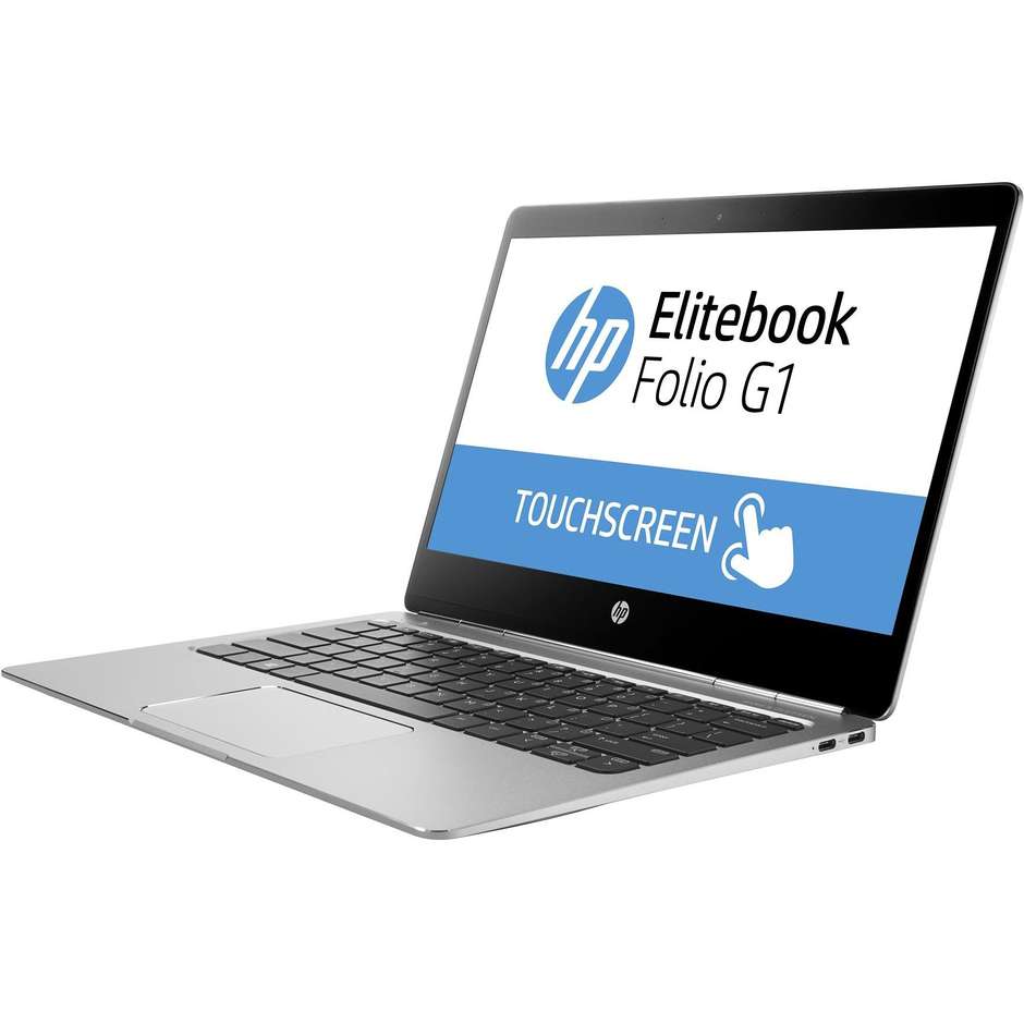 HP EliteBook Folio G1 colore Argento Notebook Windows 10 Pro