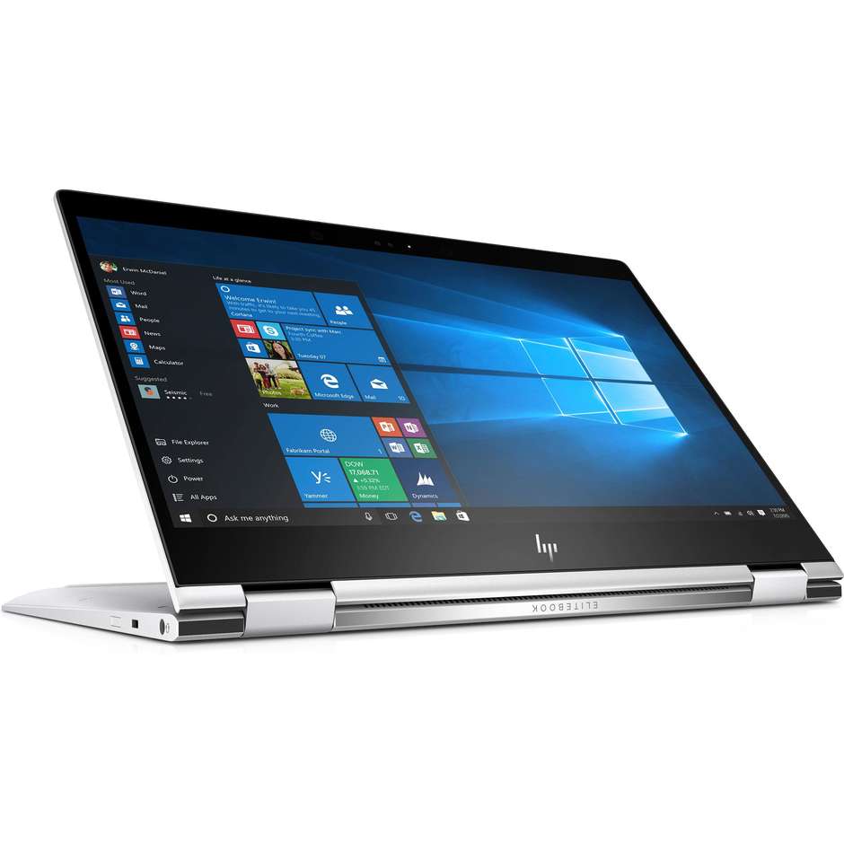 HP EliteBook x360 1020 G2 Notebook 12.5" Intel Core i5-7200U Ram 8 GB SSD 256 GB Windows 10 Professional