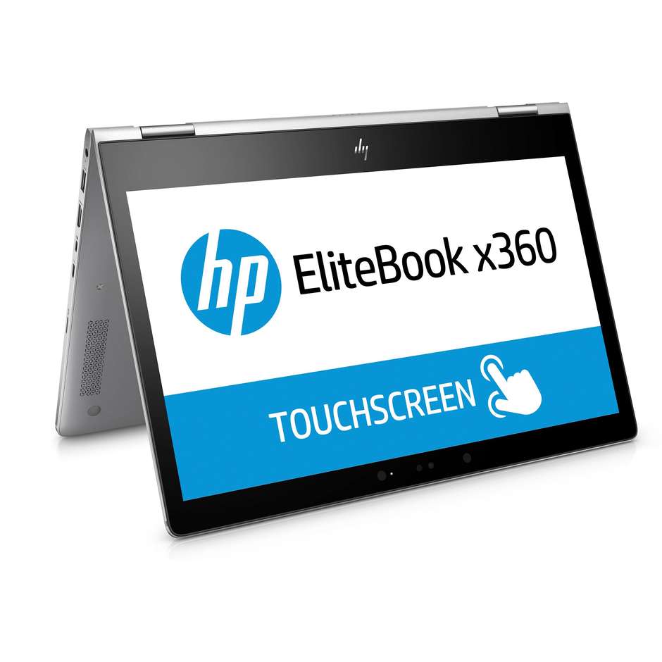 HP EliteBook x360 1030 G2 Notebook Touchscreen 13" Intel Core i7-7600U Ram 16 GB SSD 256 Windows 10 Pro colore Argento