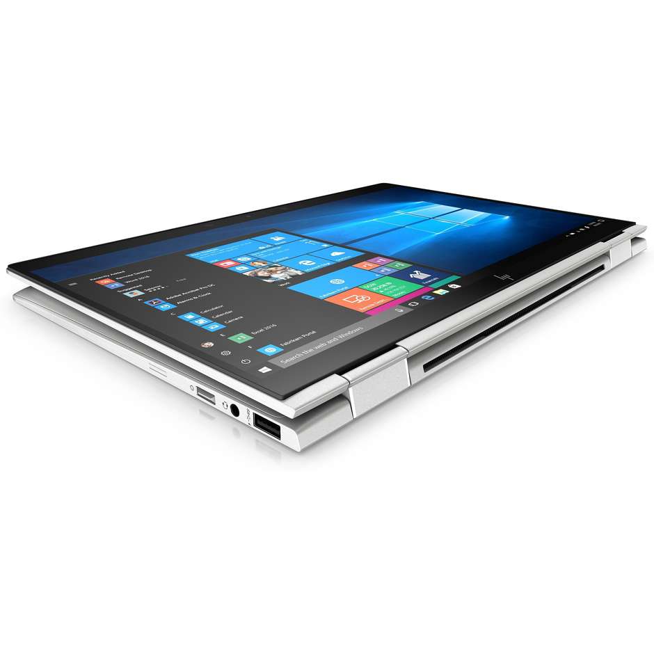HP Elitebook x360 1030 G4 Notebook 2-in-1 13,3'' FHD Core i5-10 Ram 16 Gb SSD 512 Gb Windows 10 Pro colore silver