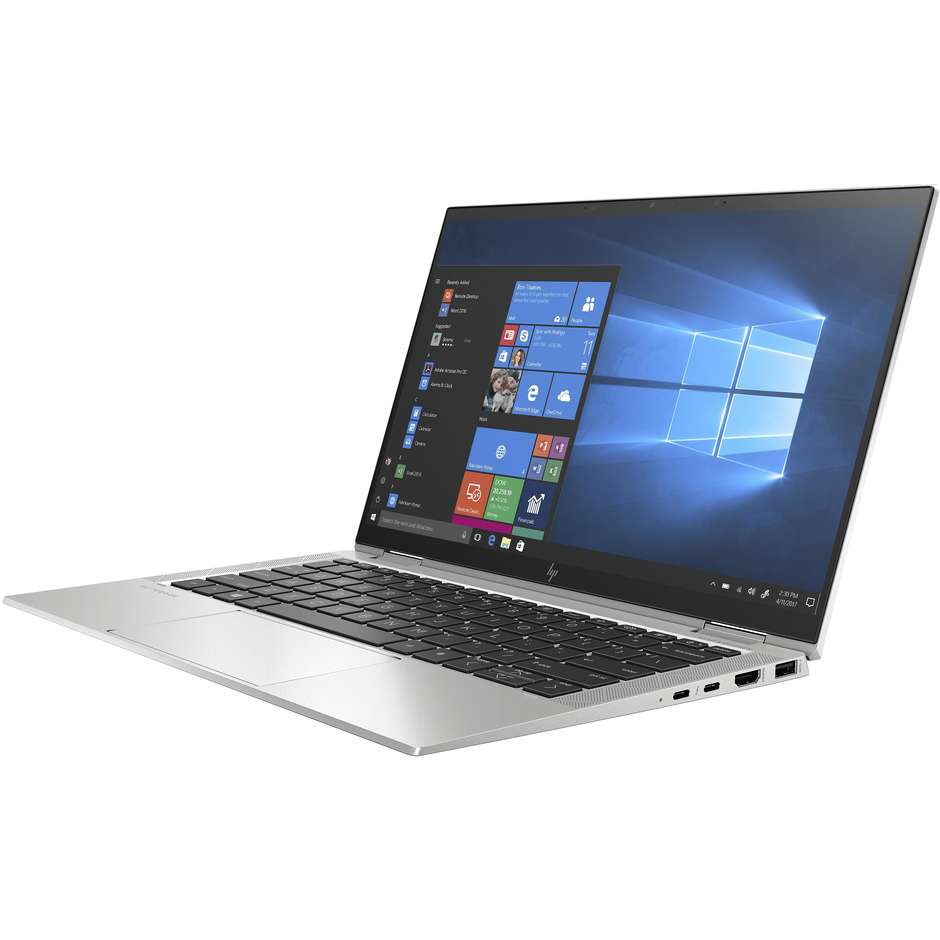 HP Elitebook x360 1030 G7 Notebook 2-in-1 13,3'' Full HD Core i5-10 Ram 8 Gb SSD 256 Gb Windows 10 Pro colore grigio