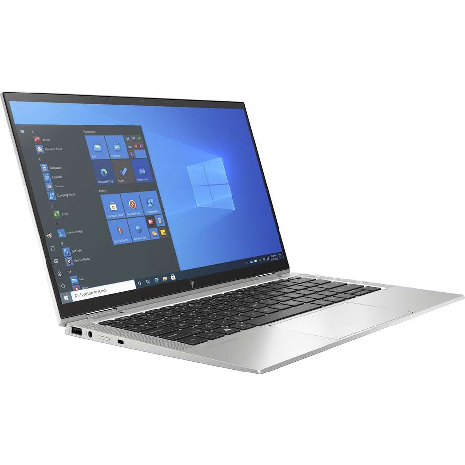 HP EliteBook x360 1030 G8 Notebook 2-in-1 13,3'' Full HD Intel Core i7-11 Ram 16 Gb SSD 512 Gb Windows 10 Pro colore argento