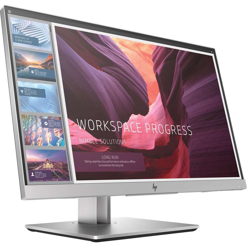HP EliteDisplay E223d Monitor PC LED 21.5'' FHD Luminosità 250 cd/m² Classe A colore nero