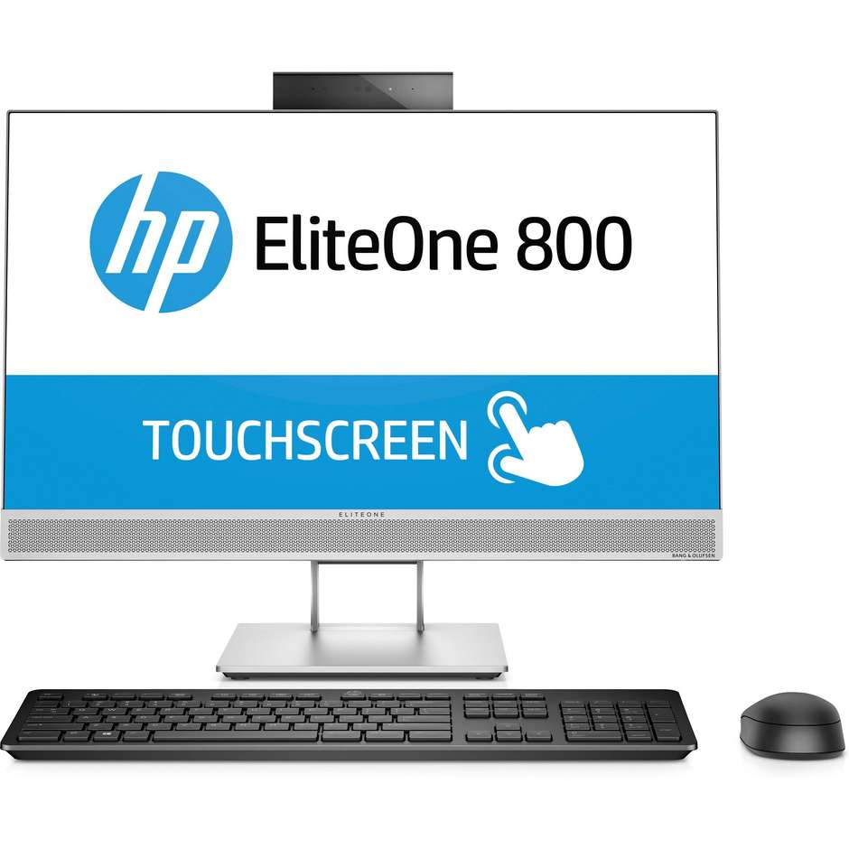 HP EliteOne 800 G4 Pc All In One Monitor 23,8" Touchscreen Intel Core i7 Ram 8 GB SSD 512 GB Windows 10 Pro