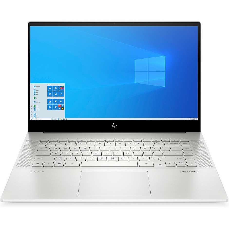 HP ENVY 15-ep0001nl Notebook 15,6'' Full HD Core i7-10 Ram 16 Gb SSD 512 Gb Windows 10 Home colore argento