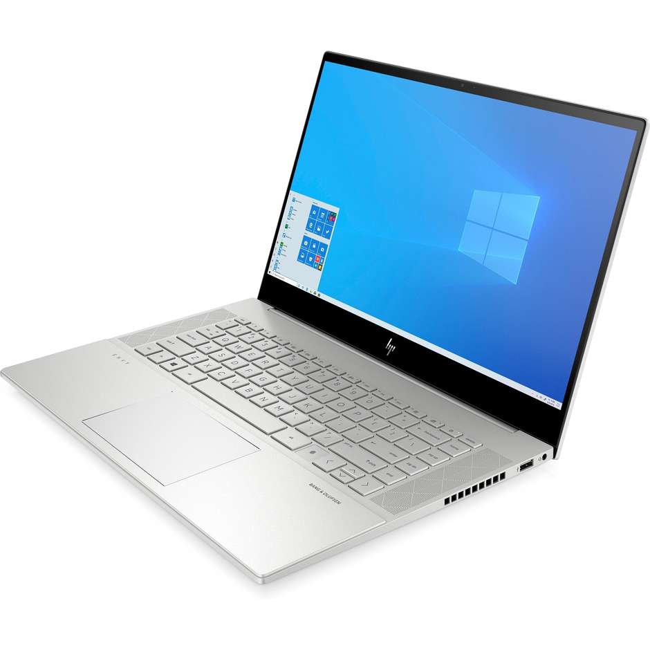 HP ENVY 15-ep0001nl Notebook 15,6'' Full HD Core i7-10 Ram 16 Gb SSD 512 Gb Windows 10 Home colore argento