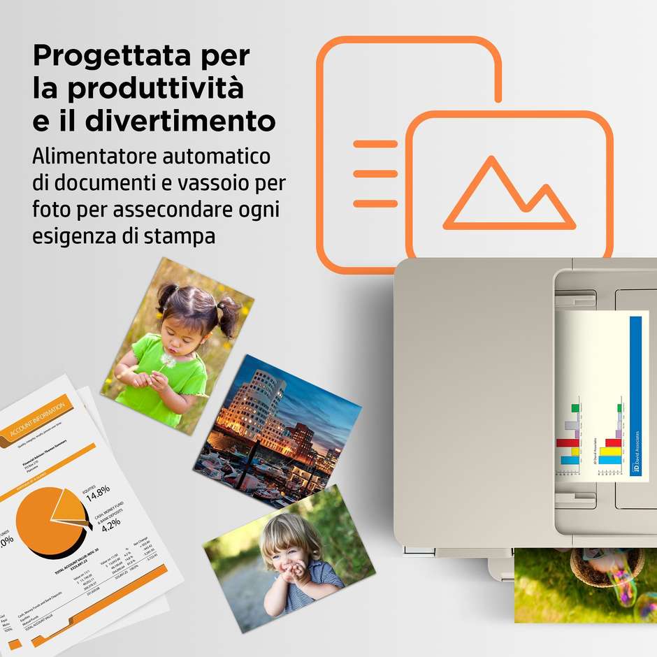HP ENVY Inspire 7924e multifunzione inkjet a colori A4 Wi-Fi fronte-retro