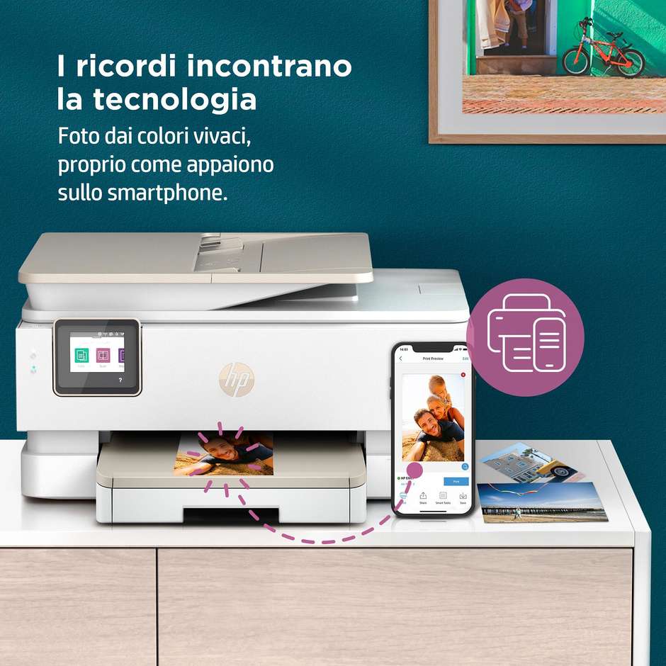 HP ENVY Inspire 7924e multifunzione inkjet a colori A4 Wi-Fi fronte-retro