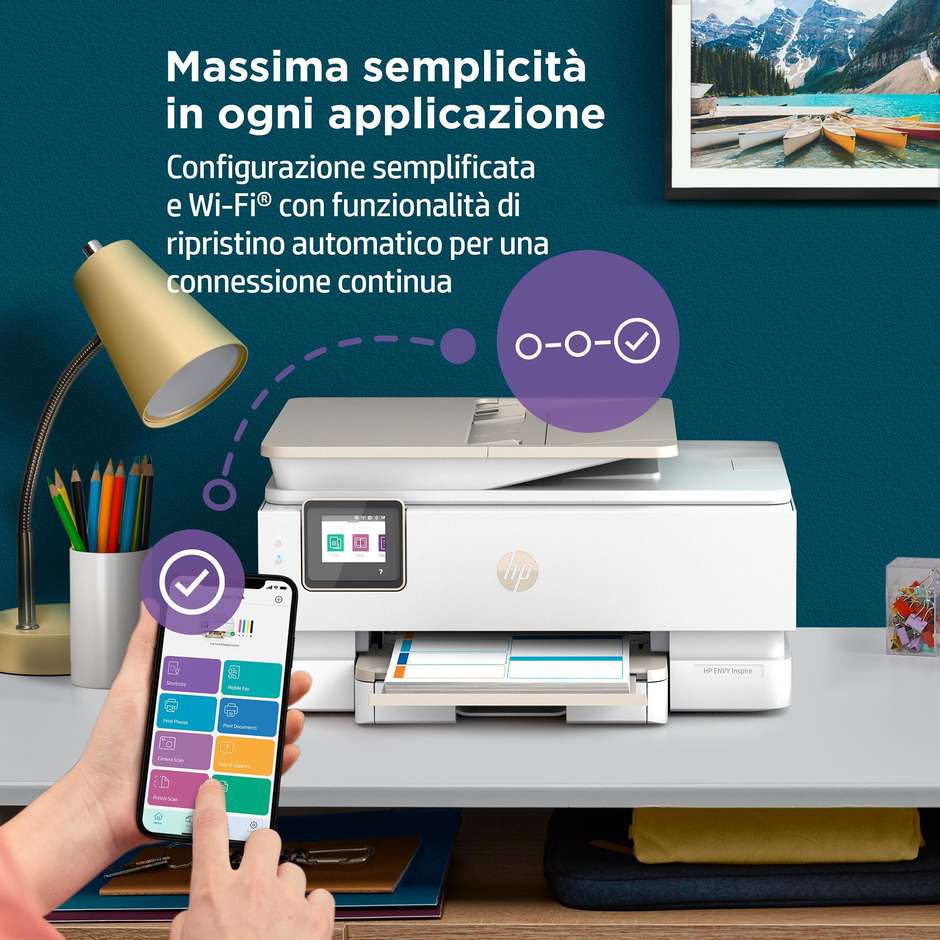 HP ENVY Inspire 7924e multifunzione inkjet a colori A4 Wi-Fi fronte-retro