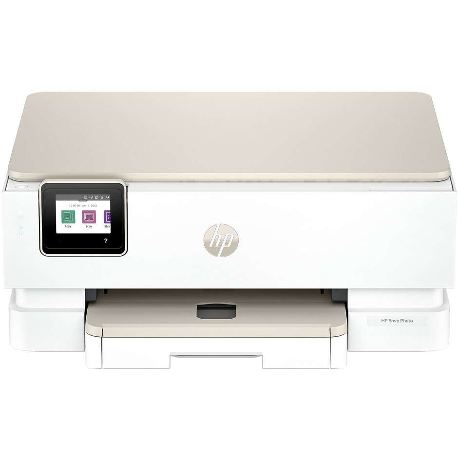 HP Envy Photo 7230 Stampante Multifunzione Inkjet Wi-Fi A4 Bianco/Beige