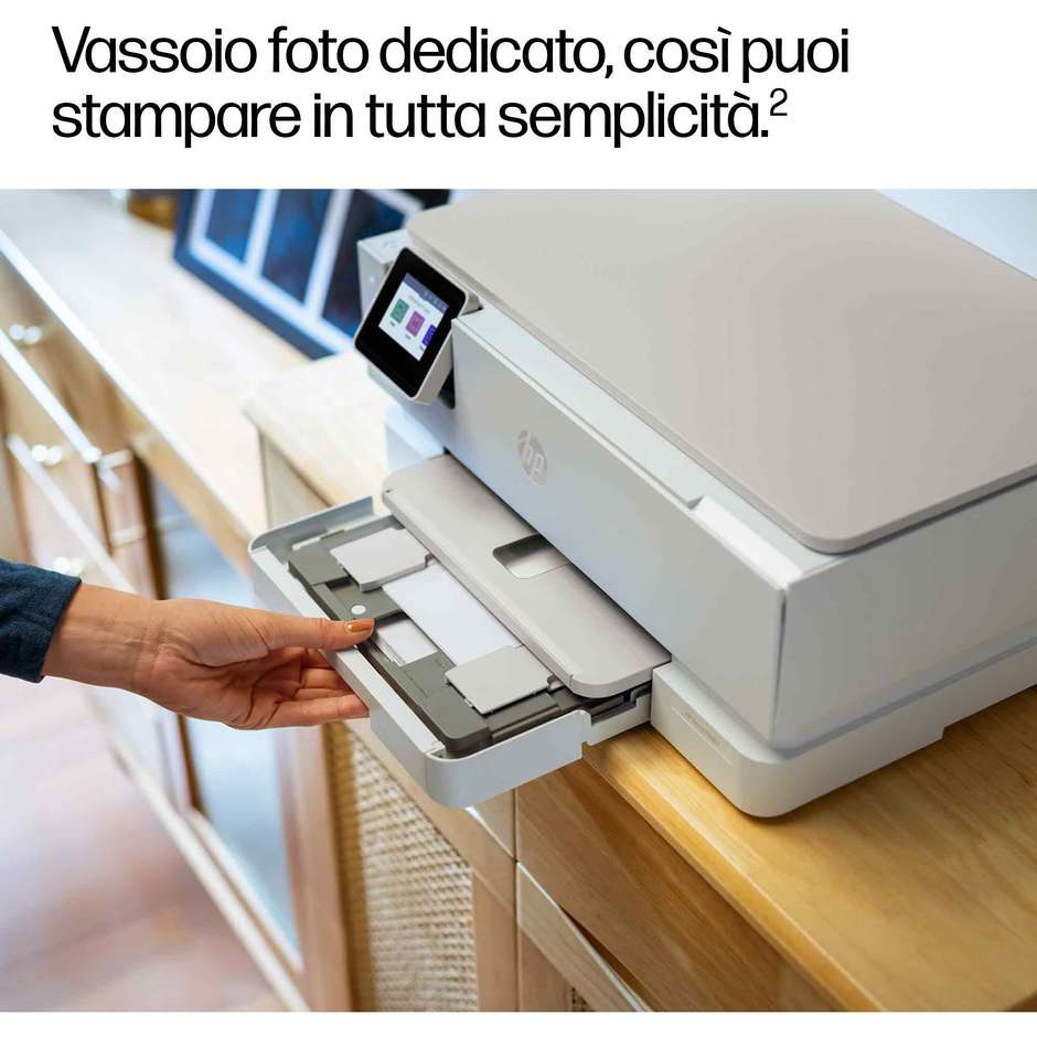 HP Envy Photo 7234 Stampante Multifunzione Wi-Fi A4 Fronte/Retro Automatica Bianca