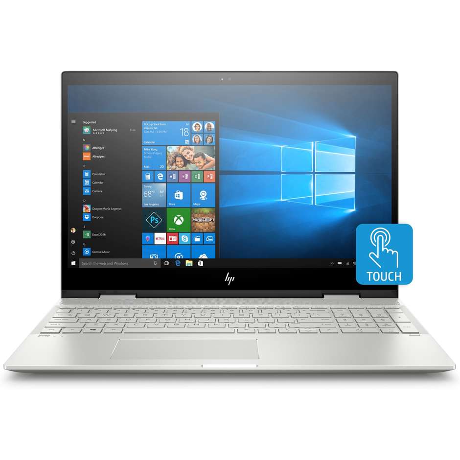 HP Envy x360 15-cn1018nl Notebook 15.6" Intel Core i5-8265U Ram 8 GB SSD 256 GB Windows 10 Home