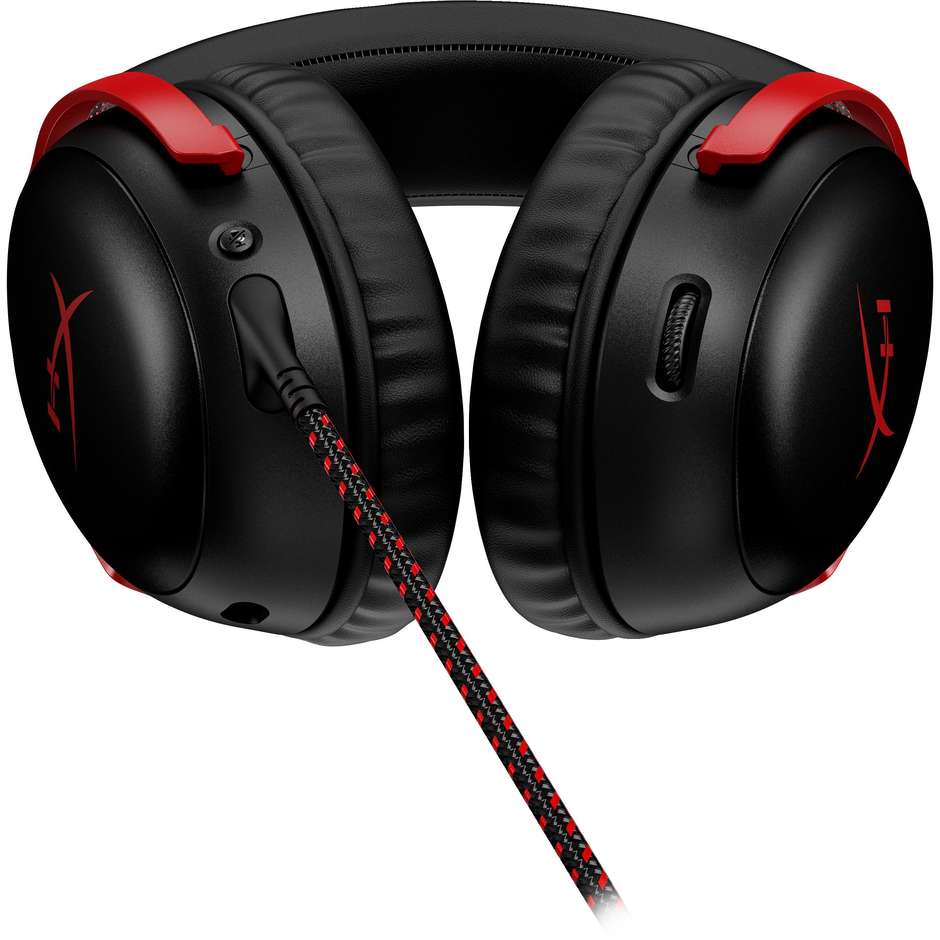 HP HyperX Cloud III Cuffie da gaming (nero-rosso)